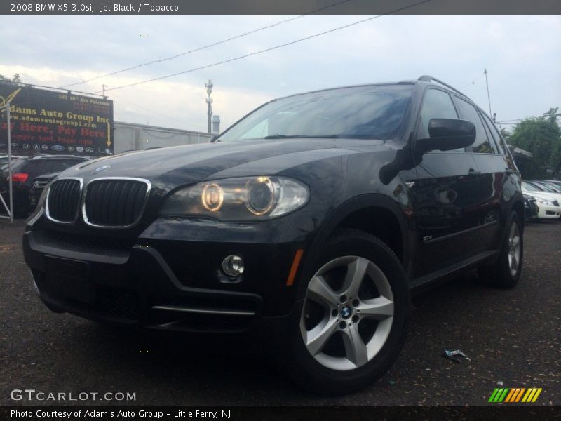 Jet Black / Tobacco 2008 BMW X5 3.0si