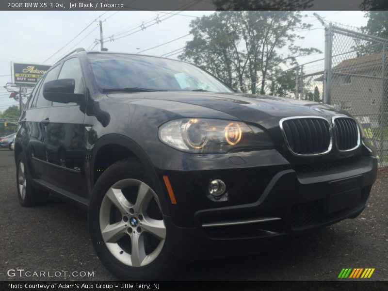 Jet Black / Tobacco 2008 BMW X5 3.0si