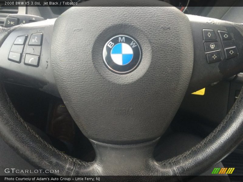 Jet Black / Tobacco 2008 BMW X5 3.0si