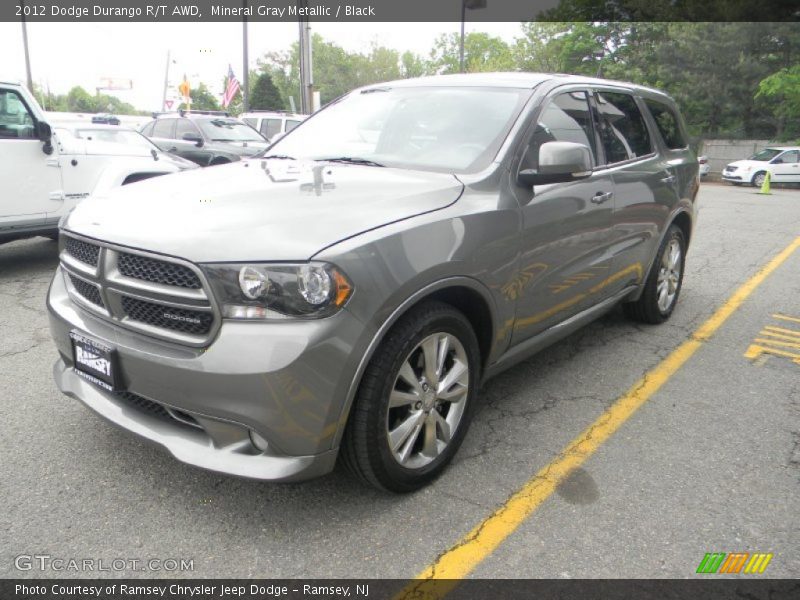 Mineral Gray Metallic / Black 2012 Dodge Durango R/T AWD
