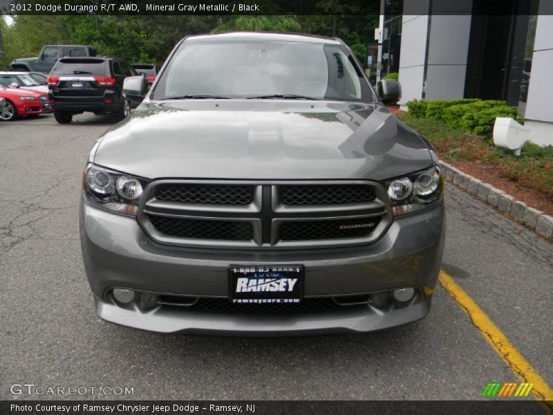 Mineral Gray Metallic / Black 2012 Dodge Durango R/T AWD