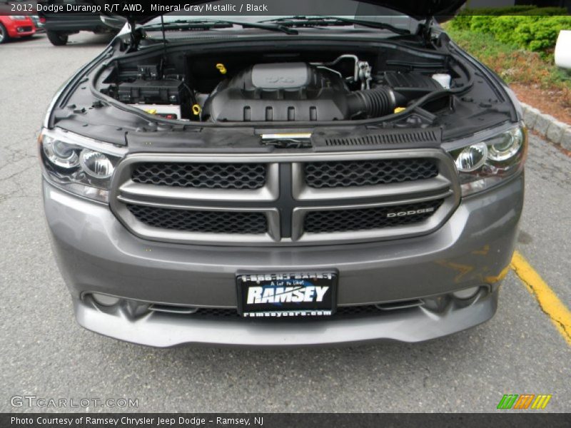 Mineral Gray Metallic / Black 2012 Dodge Durango R/T AWD