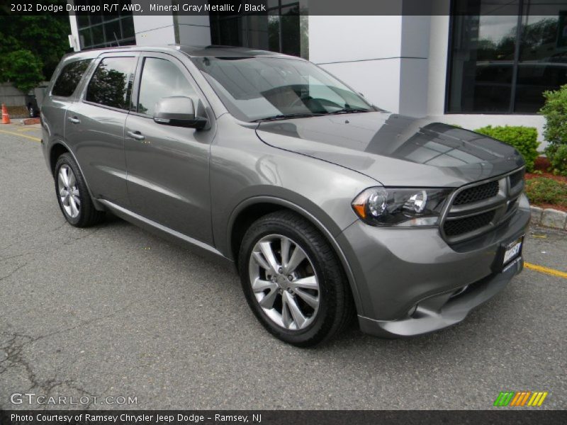 Mineral Gray Metallic / Black 2012 Dodge Durango R/T AWD