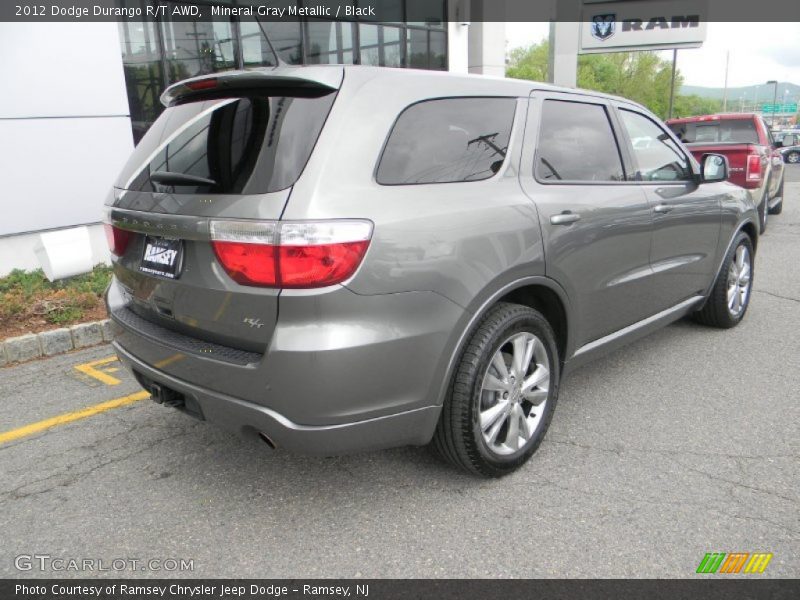 Mineral Gray Metallic / Black 2012 Dodge Durango R/T AWD