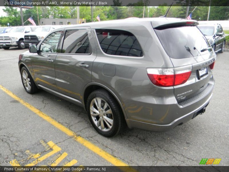 Mineral Gray Metallic / Black 2012 Dodge Durango R/T AWD