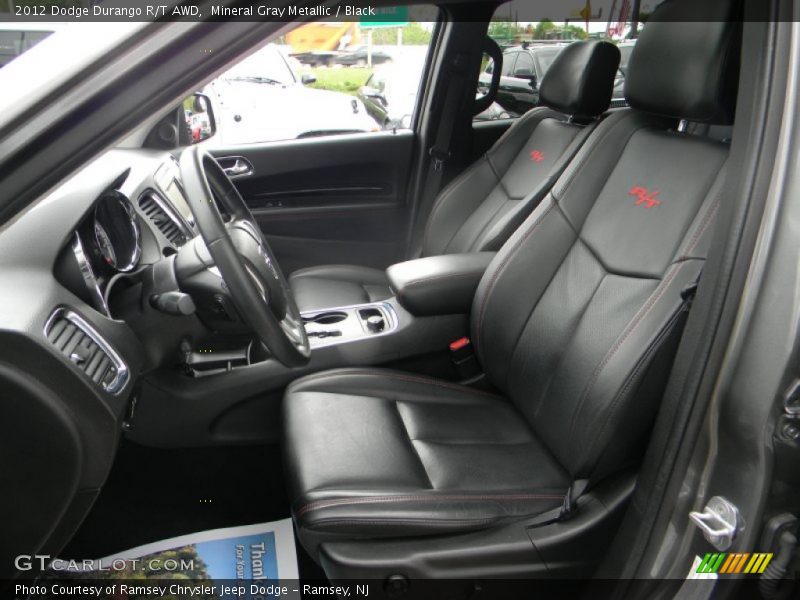 Mineral Gray Metallic / Black 2012 Dodge Durango R/T AWD
