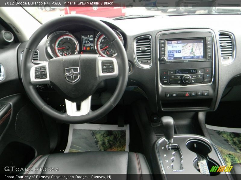 Mineral Gray Metallic / Black 2012 Dodge Durango R/T AWD