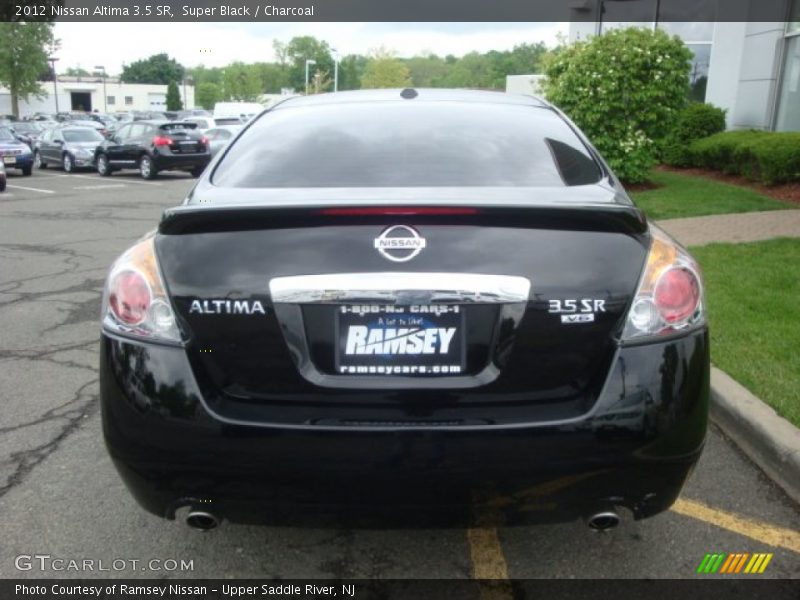 Super Black / Charcoal 2012 Nissan Altima 3.5 SR