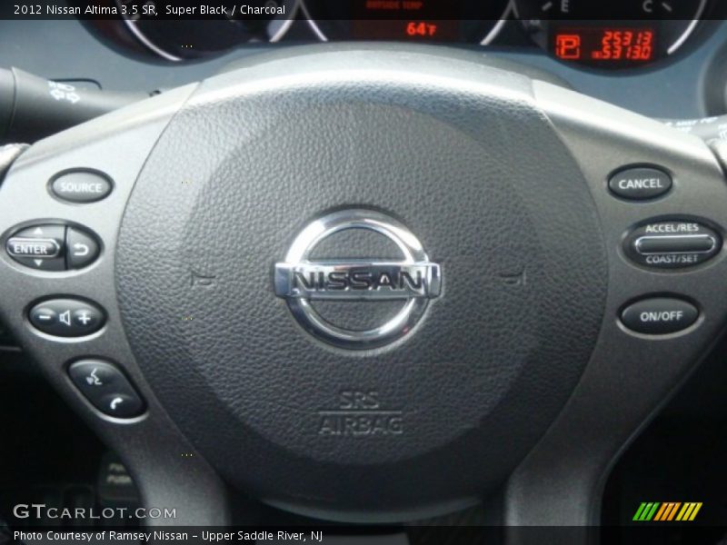 Super Black / Charcoal 2012 Nissan Altima 3.5 SR