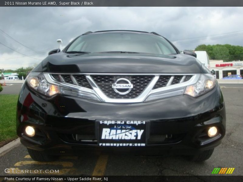 Super Black / Black 2011 Nissan Murano LE AWD