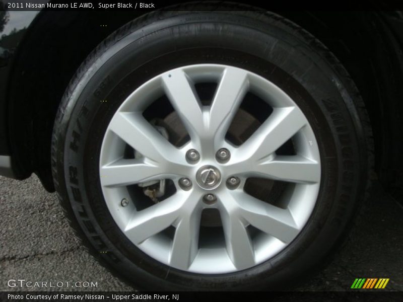 Super Black / Black 2011 Nissan Murano LE AWD