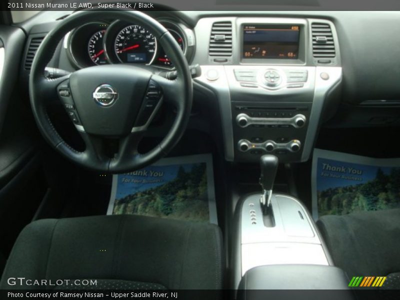 Super Black / Black 2011 Nissan Murano LE AWD