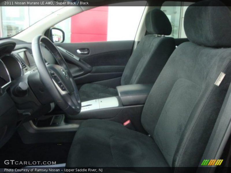Super Black / Black 2011 Nissan Murano LE AWD