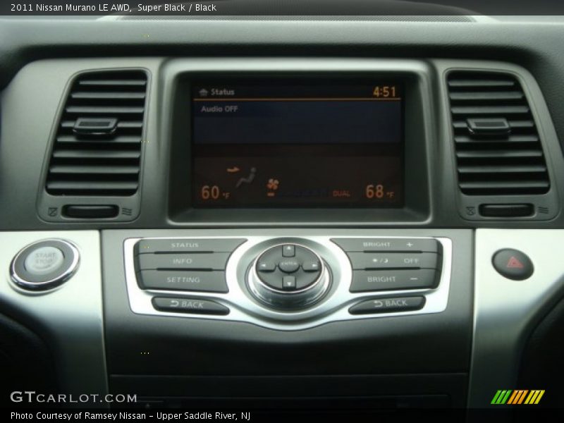 Super Black / Black 2011 Nissan Murano LE AWD