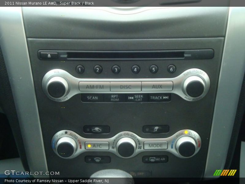 Super Black / Black 2011 Nissan Murano LE AWD
