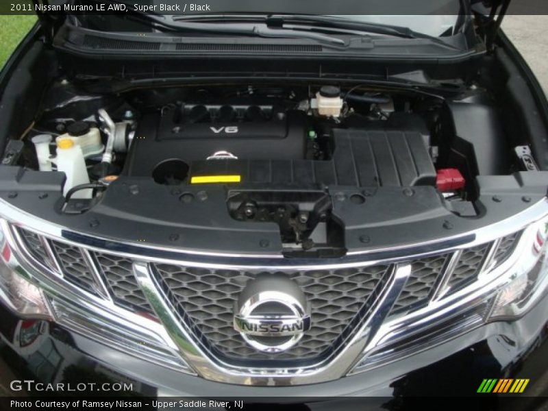 Super Black / Black 2011 Nissan Murano LE AWD