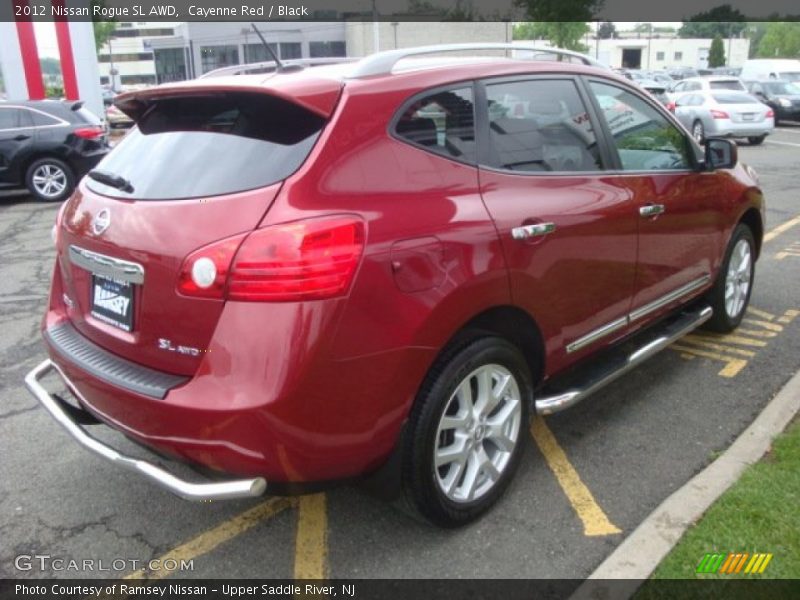Cayenne Red / Black 2012 Nissan Rogue SL AWD