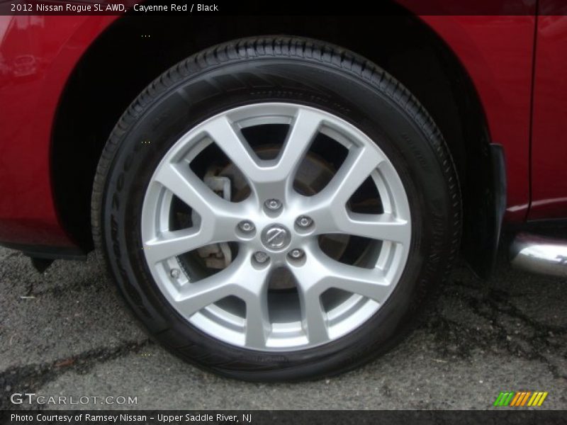 Cayenne Red / Black 2012 Nissan Rogue SL AWD