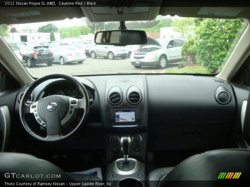 Cayenne Red / Black 2012 Nissan Rogue SL AWD