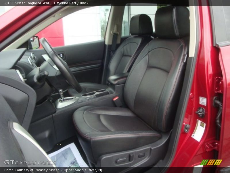 Cayenne Red / Black 2012 Nissan Rogue SL AWD