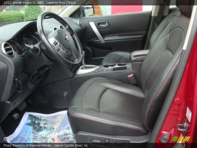 Cayenne Red / Black 2012 Nissan Rogue SL AWD