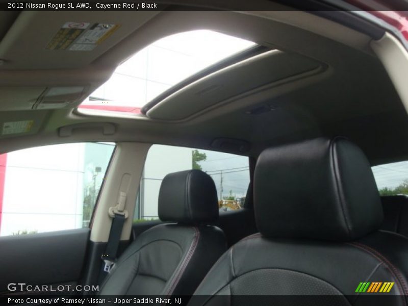 Cayenne Red / Black 2012 Nissan Rogue SL AWD
