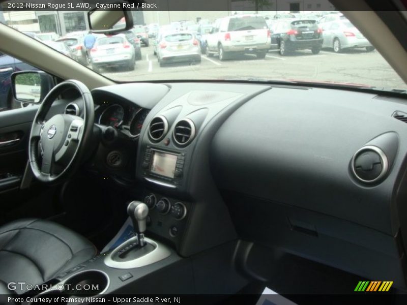 Cayenne Red / Black 2012 Nissan Rogue SL AWD