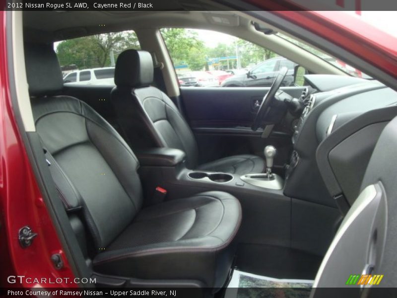 Cayenne Red / Black 2012 Nissan Rogue SL AWD