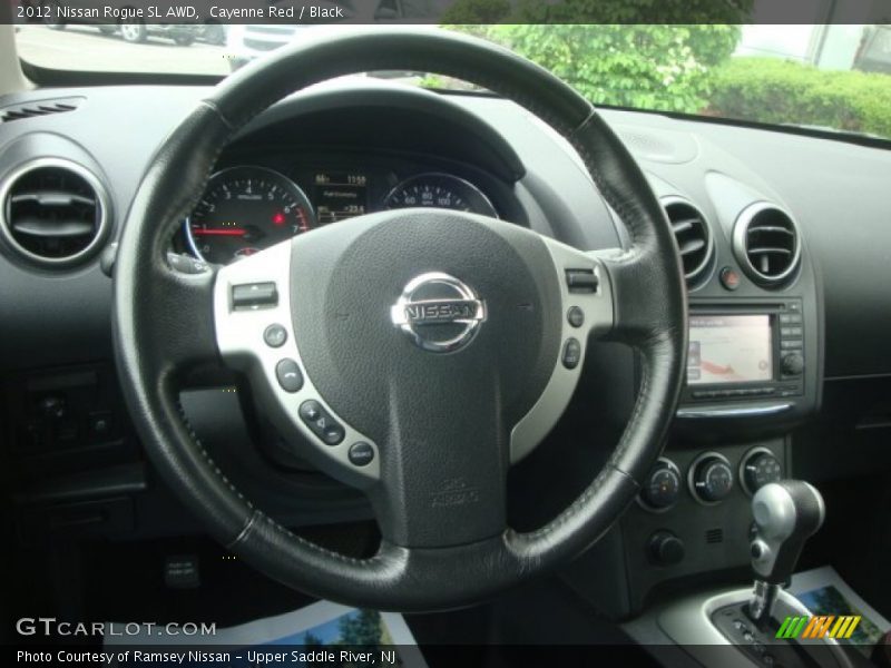 Cayenne Red / Black 2012 Nissan Rogue SL AWD
