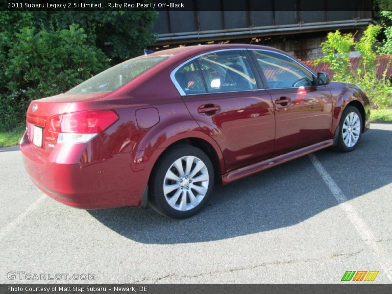 Ruby Red Pearl / Off-Black 2011 Subaru Legacy 2.5i Limited