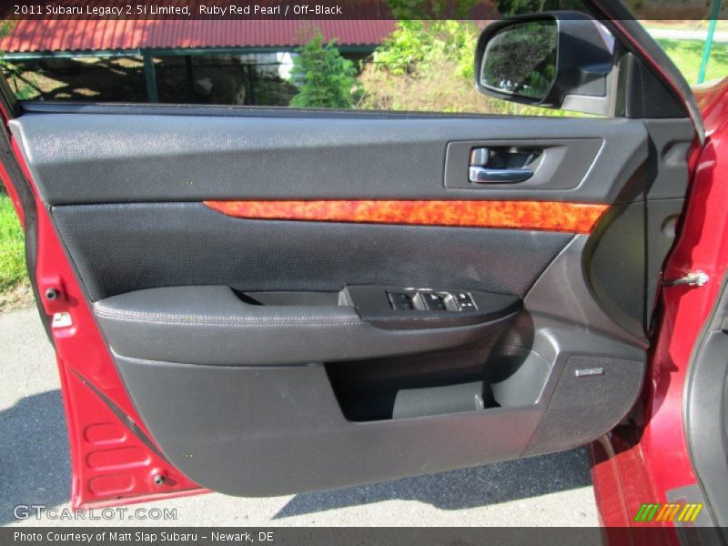 Ruby Red Pearl / Off-Black 2011 Subaru Legacy 2.5i Limited