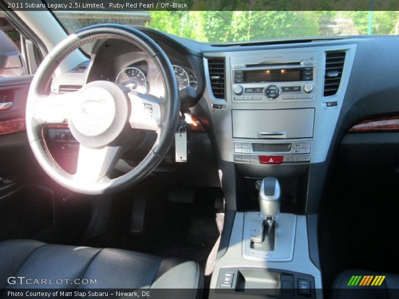 Ruby Red Pearl / Off-Black 2011 Subaru Legacy 2.5i Limited