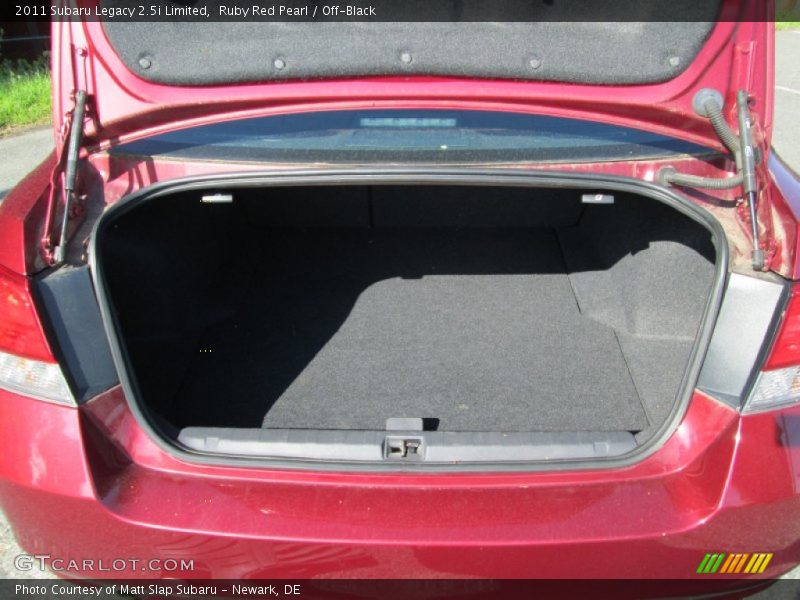 Ruby Red Pearl / Off-Black 2011 Subaru Legacy 2.5i Limited
