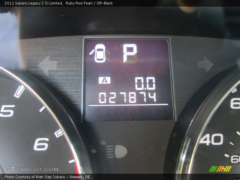 Ruby Red Pearl / Off-Black 2011 Subaru Legacy 2.5i Limited