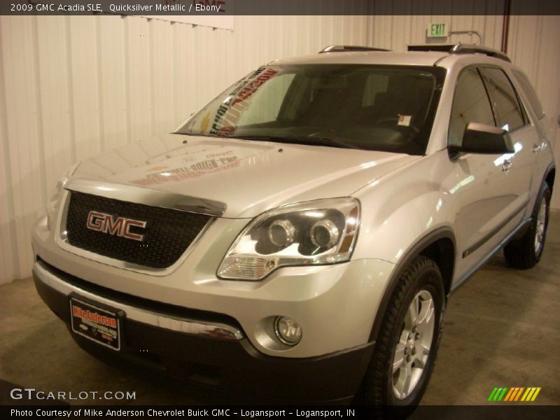 Quicksilver Metallic / Ebony 2009 GMC Acadia SLE