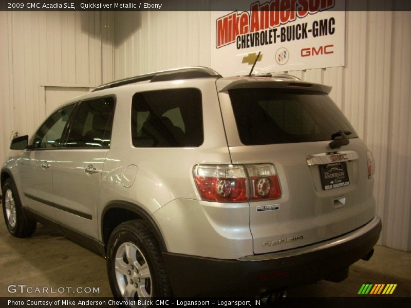 Quicksilver Metallic / Ebony 2009 GMC Acadia SLE