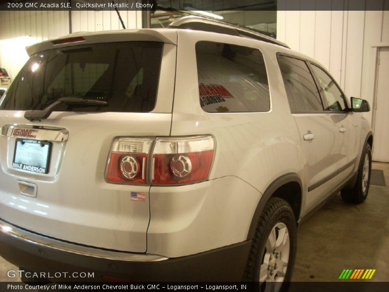 Quicksilver Metallic / Ebony 2009 GMC Acadia SLE