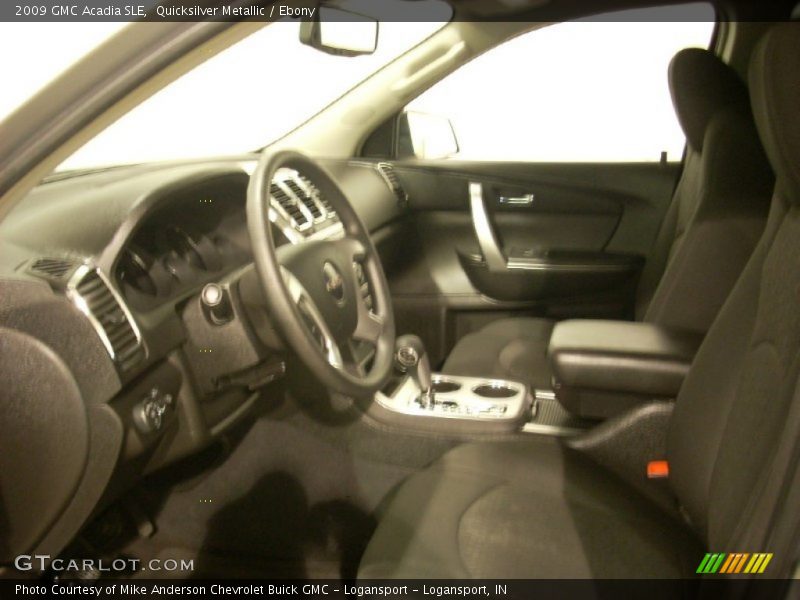 Quicksilver Metallic / Ebony 2009 GMC Acadia SLE