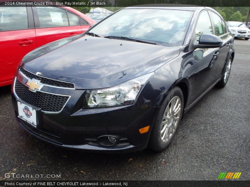 Blue Ray Metallic / Jet Black 2014 Chevrolet Cruze Eco