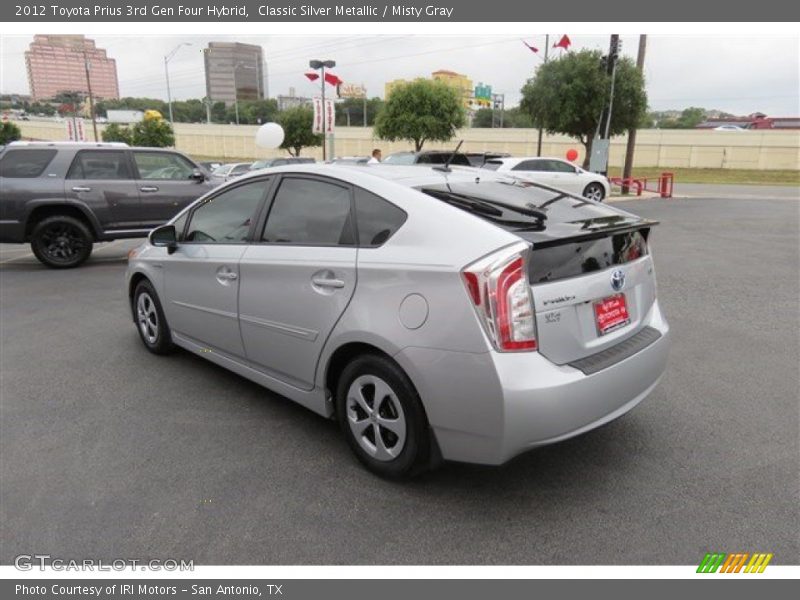 Classic Silver Metallic / Misty Gray 2012 Toyota Prius 3rd Gen Four Hybrid
