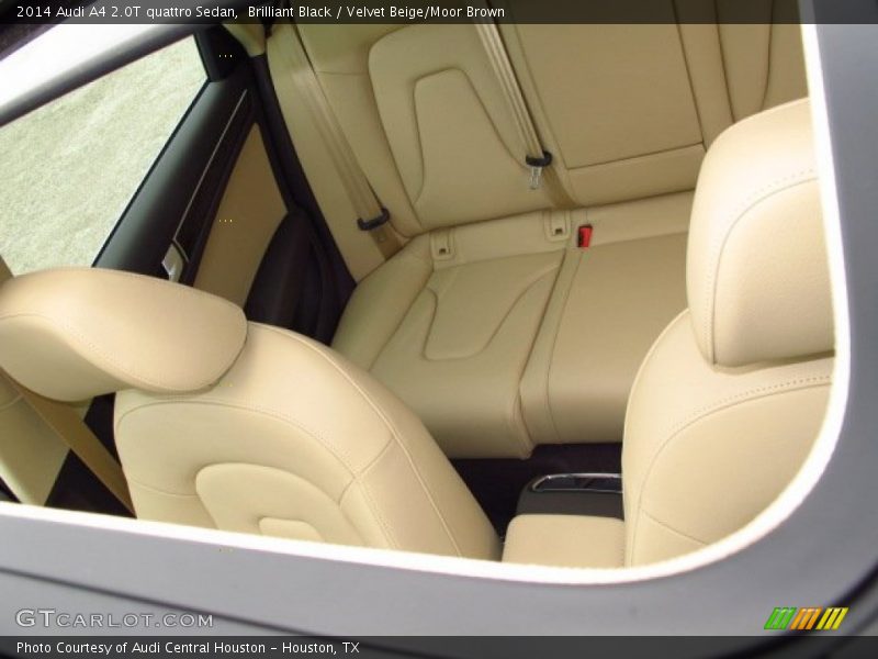 Brilliant Black / Velvet Beige/Moor Brown 2014 Audi A4 2.0T quattro Sedan