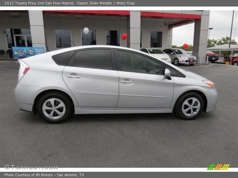 Classic Silver Metallic / Misty Gray 2012 Toyota Prius 3rd Gen Four Hybrid
