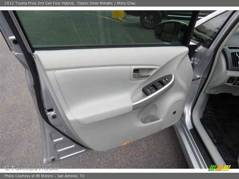 Classic Silver Metallic / Misty Gray 2012 Toyota Prius 3rd Gen Four Hybrid