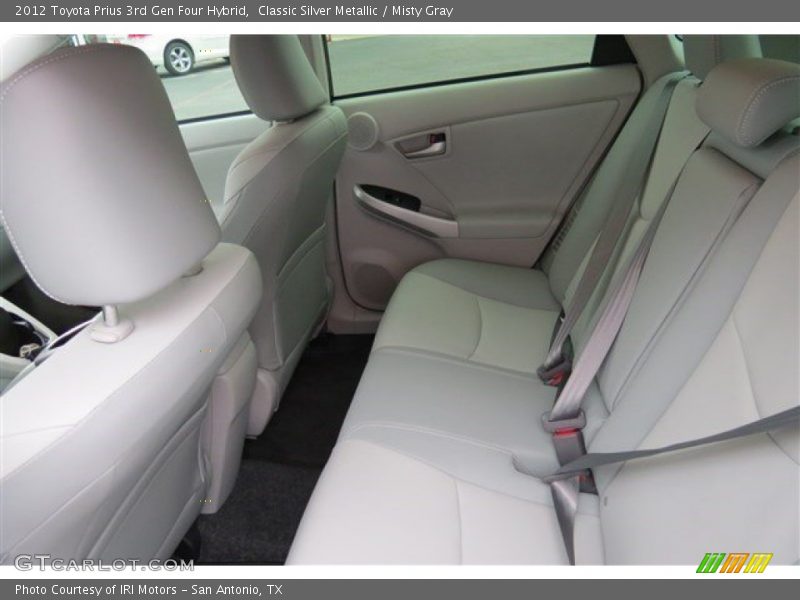 Classic Silver Metallic / Misty Gray 2012 Toyota Prius 3rd Gen Four Hybrid