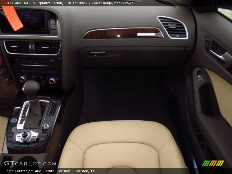 Brilliant Black / Velvet Beige/Moor Brown 2014 Audi A4 2.0T quattro Sedan