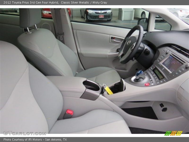 Classic Silver Metallic / Misty Gray 2012 Toyota Prius 3rd Gen Four Hybrid