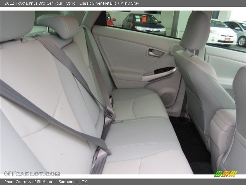Classic Silver Metallic / Misty Gray 2012 Toyota Prius 3rd Gen Four Hybrid