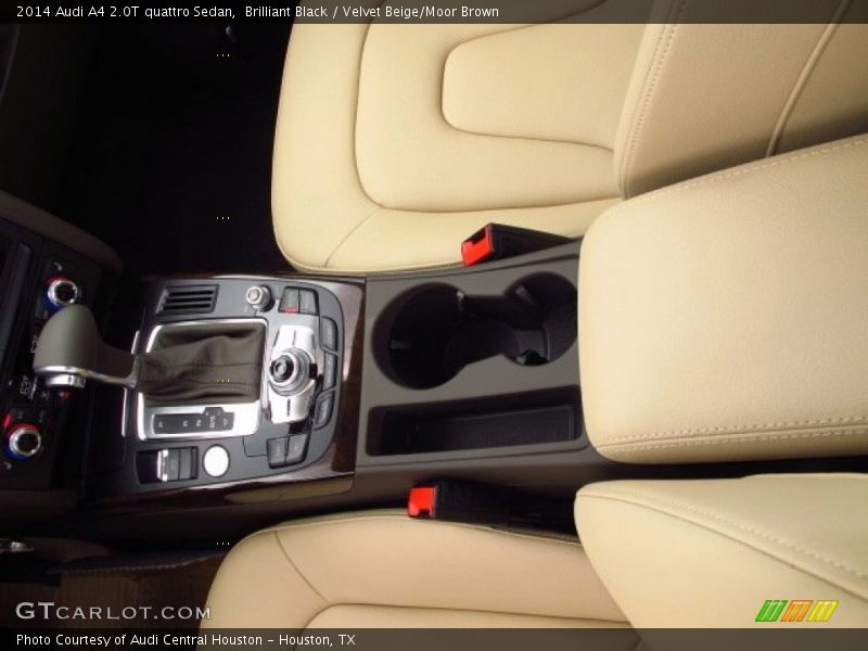 Brilliant Black / Velvet Beige/Moor Brown 2014 Audi A4 2.0T quattro Sedan