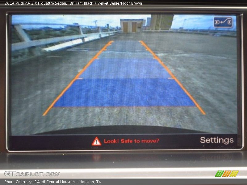 Brilliant Black / Velvet Beige/Moor Brown 2014 Audi A4 2.0T quattro Sedan