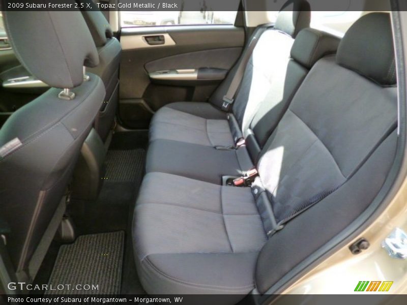 Topaz Gold Metallic / Black 2009 Subaru Forester 2.5 X